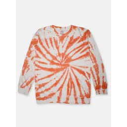 KiddoPanti Boys Tie and Dye Round Neck Cotton T-Shirt-picture-43