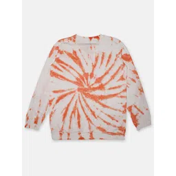 KiddoPanti Boys Tie and Dye Round Neck Cotton T-Shirt image 2