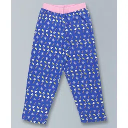 Kiddopanti Ghosts & Bats Printed Pajama Pant - Royal Blue-picture-12