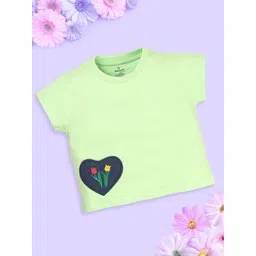 KiddoPanti Girls Applique T-shirt-picture-49