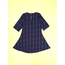 KiddoPanti Girls Bandhani Printed Regular Kurta image 3