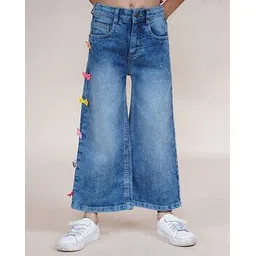 kiddopanti Girls Embellished Jeans-picture-30