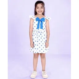 kiddopanti Girls Floral Print A-Line Dress-picture-12
