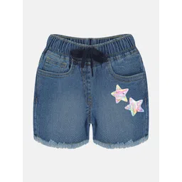 KiddoPanti Girls Mid Rise Denim Shorts-picture-39