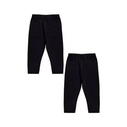 KiddoPanti Girls Pack Of 2 Three-Fourth Length Leggings-picture-19