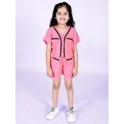 KiddoPanti Girls Pure Cotton Top With Shorts-picture-46