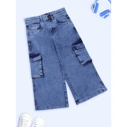 KiddoPanti Girls Relaxed Fit Mid-Rise Stretchable Jeans-picture-26
