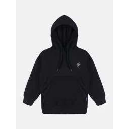 Kiddopanti Kids Black Solid Full Sleeves Sweatshirt-picture-15