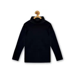 Kiddopanti Kids Black Solid Full Sleeves T-Shirt-picture-25