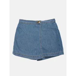 Kiddopanti Kids Blue Cotton Regular Fit Shorts-picture-22