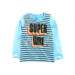 Kiddopanti Kids Blue Printed Full Sleeves T-Shirt-picture-40