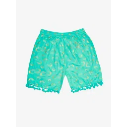 Kiddopanti Kids Blue Printed Shorts-picture-16