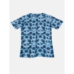 Kiddopanti Kids Blue Printed T-Shirt image 2