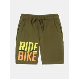 Kiddopanti Kids Green Printed Shorts-picture-38