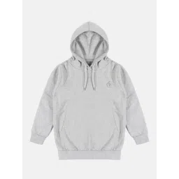 Kiddopanti Kids Grey Melange Textured Full Sleeves Sweatshirt-picture-12