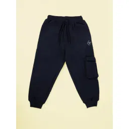 Kiddopanti Kids Jet Black Solid Trackpants-picture-43