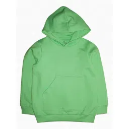 Kiddopanti Kids Light Green Solid Full Sleeves Sweatshirt-picture-21