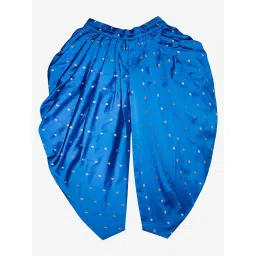 Kiddopanti Kids Pink & Blue Embellished Top with Harem Pants image 4