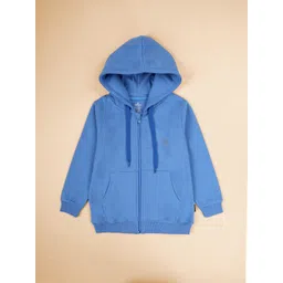 KiddoPanti Kids Solid Hooded Full Sleeve Sweatshirt-picture-49