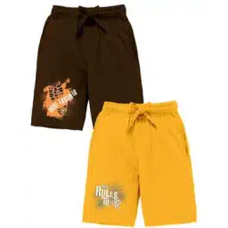 kiddopanti Pack of 2 Printed Flat-Front Shorts-picture-10