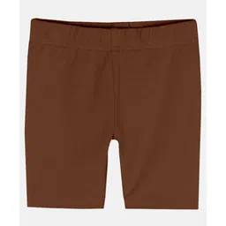 Kiddopanti Pack Of 3 Solid Cycling Shorts - Brown-picture-30