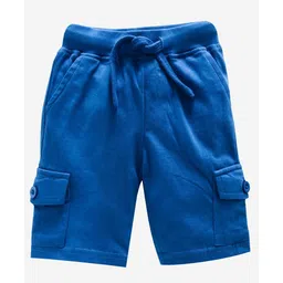 Kiddopanti Solid Colour Shorts - Royal Blue-image-43