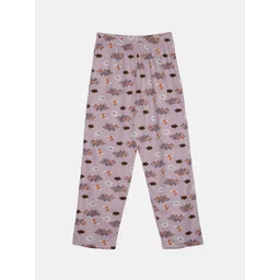 KiddoPanti Unisex Kids Cotton Conversational Printed Lounge Pant-picture-24