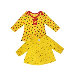 KIDEEZGUILD Girls Pack Of 2 Printed A-Line Dress-picture-20