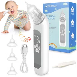 kidoca Electric Baby Nasal Aspirator Sucker and Booger Remover With 3 Levels Suction Battery Operated Nasal Aspirator-picture-23