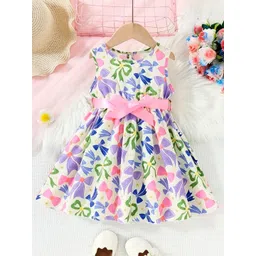 Kidotsav Floral Printed Fit & Flare Dress-picture-40