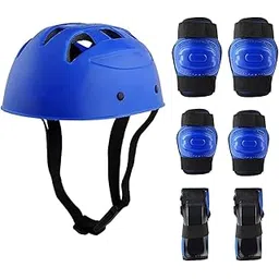 Kids Bike Skateboard Helmet Pad Set,Toddler Cyling Protective Gear Knee, Elbow Pads Wrist Guards for 6-8-10-12-14-16 Years Girls Boys Bicycle Scooter Roller Skate Inline Skating (M)-picture-14