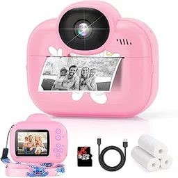 Kids Camera Instant Print,Trayoo Kids Digital Camera Instant, Portable Kids Instant Camera Christmas Birthday Girls for 3 4 5 6 7 8 9 10 Year Old-picture-28