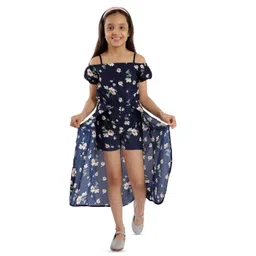 Kids Cave Girls Printed Jumpsuit-picture-24