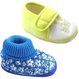 kids choice Baby Shoes for Boy's and Girl's Canvas with Anti-Slip Sole (3-12 Months) Combo of Two Pair-picture-10