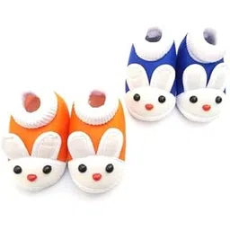 kids choice Kids shoes for baby girl and boy stylish red shoes booties 0 to9 months zero size Adorable, Soft and Comfortable Shoes for Newborns Perfect Baby Shower Gift Combo of 2 pair-picture-41