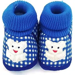 kids choice Unisex Baby Shoes for Boys & Girls, Infant Shoes for Newborn, First Walking Baby Shoes Booties (3-12 Months) Blue-picture-44