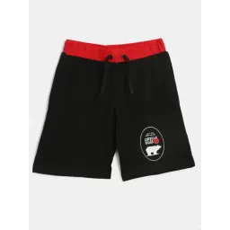 Kids Craft Black Cotton Shorts-picture-46
