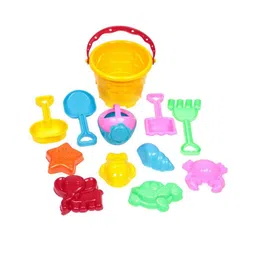 Kids Mandi Beach Toys For Toddlers Sand Kit Play Set With Bucket Shovels & Molds Summer Fun Creative Activity Playset & Gardening Tool Outdoor Kids Sand Toys For Kids (Color May Vary)-picture-13