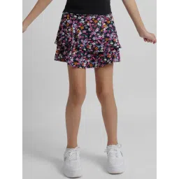 KIDS ONLY Black & Pink Floral Print Skirt-picture-20