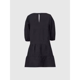 KIDS ONLY Black Solid Dress image 2