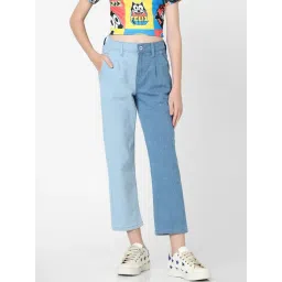 KIDS ONLY Blue Colour Block Jeans-picture-39
