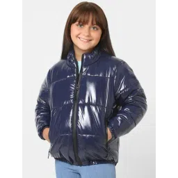 KIDS ONLY Blue Quilted Full Sleeves Jacket-picture-32