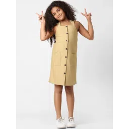 KIDS ONLY Light Yellow Striped Shirt Dress-picture-16