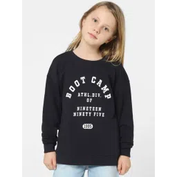 KIDS ONLY Midnight Black Printed Full Sleeves Sweatshirt-picture-43