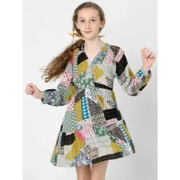 KIDS ONLY Multicolor Printed Full Sleeves Dress-picture-17