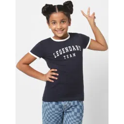 KIDS ONLY Navy Graphic Print T-Shirt-picture-20