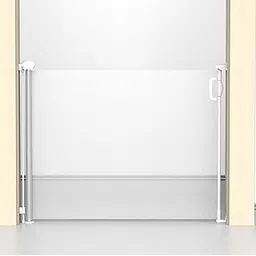 Kids Station Baby Retractable Safety Gate - Gate with Two Way Auto Close - Adjustable Width - Height 90cm or 2.9ft - Expandable to 140cm or 4.6ft (White)-picture-27