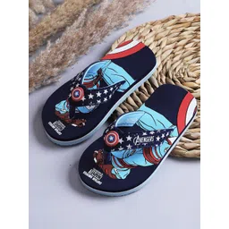 Kids Ville Boys Captain America Printed Thongs Flip Flop-picture-37