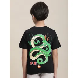 Kids Ville Boys Dragon Ball Z-Printed Pure-Cotton T-Shirt-picture-51