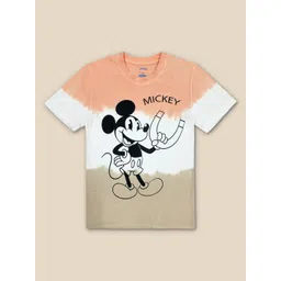 Kids Ville Boys Mickey Mouse & Friends Printed Pure Cotton T-shirt-picture-23
